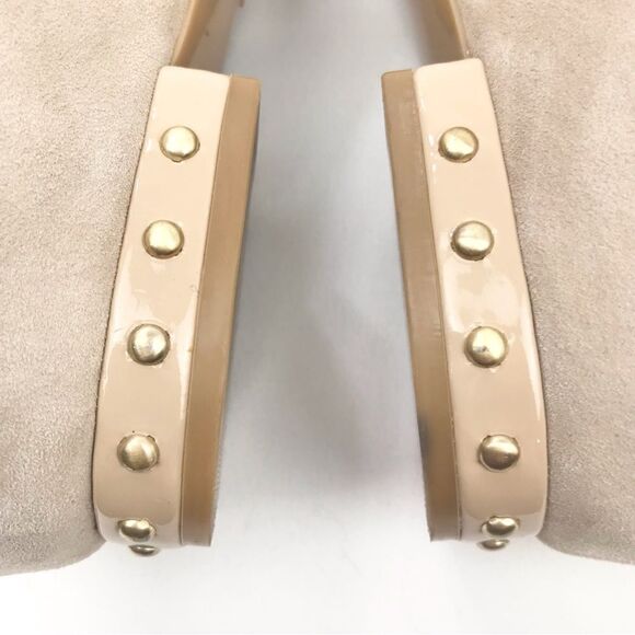 Calvin Klein FREDERICA Cream Suede Ballet Flats - Picture 11 of 13